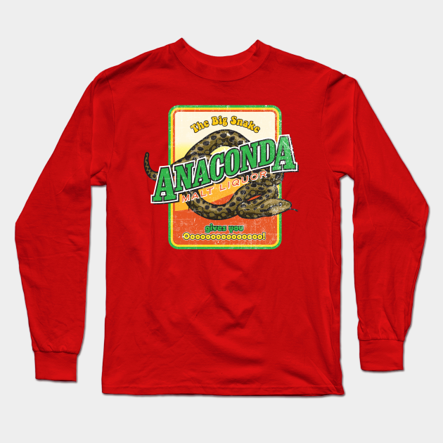 Anaconda Malt Liquor Black Dynamite Long Sleeve TShirt TeePublic